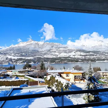 Studio Vue Sur Lac Et Montagne Savines-le-Lac Exterior foto