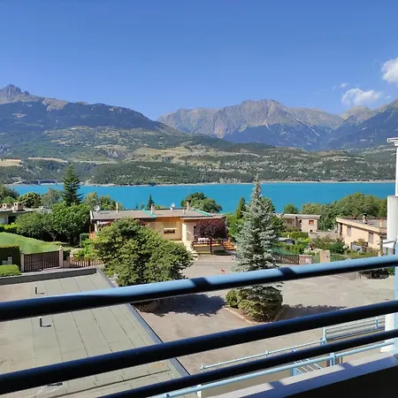 Studio Vue Sur Lac Et Montagne Savines-le-Lac Exterior foto